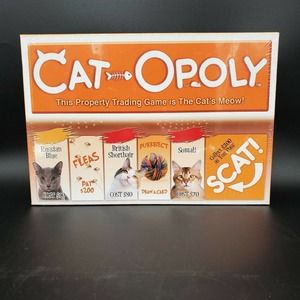 CAT OPOLY board game new factory sealed monopoly kitties family fun